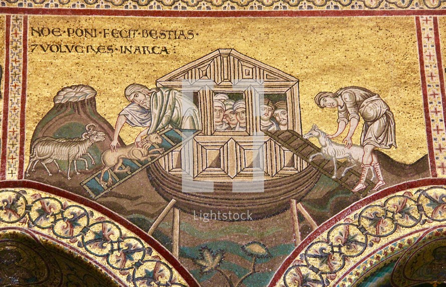 historic painting of Noah's Ark 