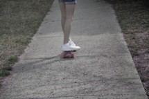 girl on a skateboard 