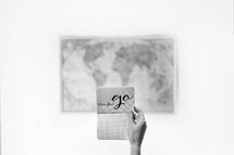 world map and therefore go note 