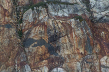 rock cliff closeup 