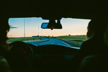 driving down a road, road trip 