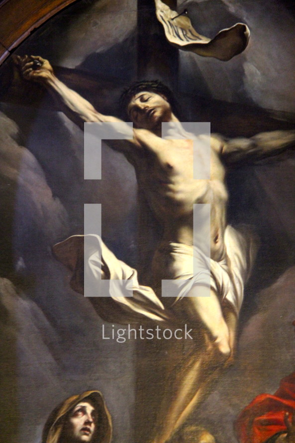 painting of the crucifixion 