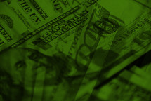 money background in green 