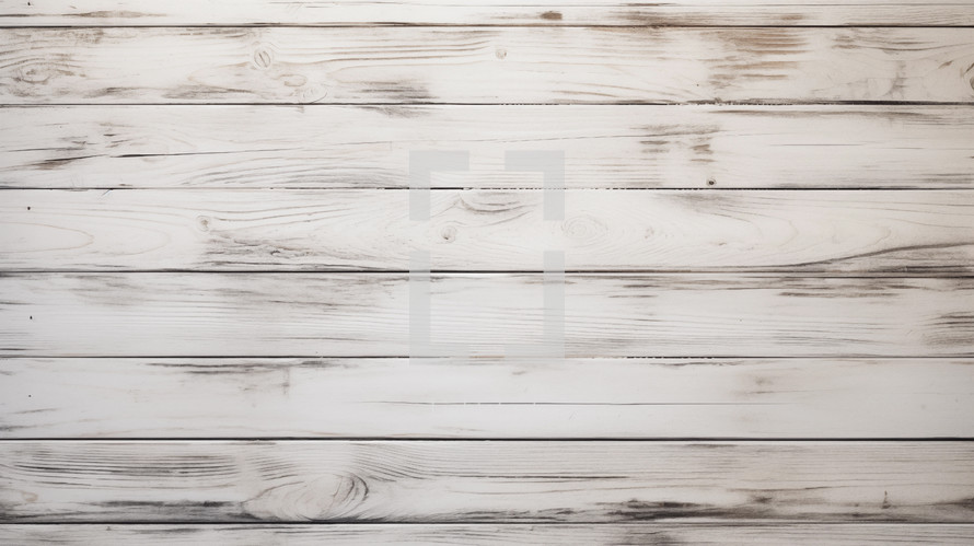 Horizontal white washed wood floor background.