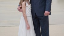 father and daughter ready for a daddy daughter dance 