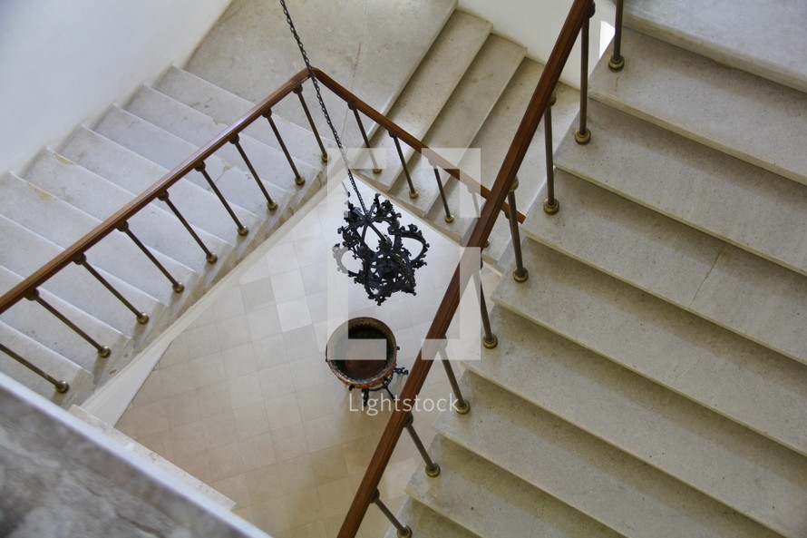 marble staircase 