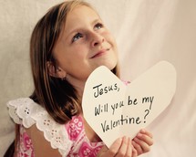 Jesus will you be my Valentine? 