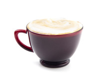 foam in a coffee cup 