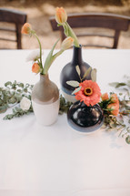 flowers in vase on a table 