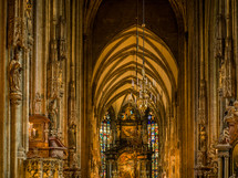 ornate cathedral interior 
