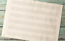 blank sheet music paper 