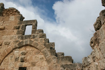 ruins at an historic site in Jordan 