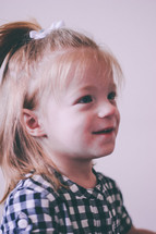 face of a toddler girl 