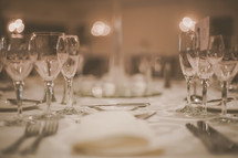 Romantic Wedding Reception Table