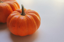 two pumpkins 