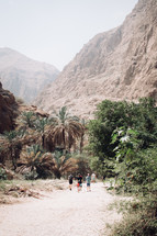 Wadi Shab in Oman, Middle East.