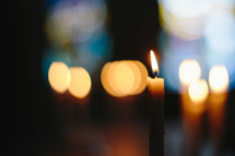 bokeh candlelight 
