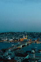 Istanbul, Turkey at night 