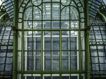 green pane glass windows 