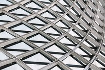 Metal grid modern architecture