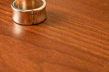 ring with an engraved cross