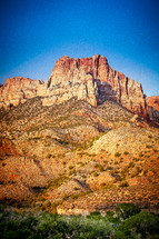 red rock mountains
