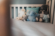 toys in a crib 