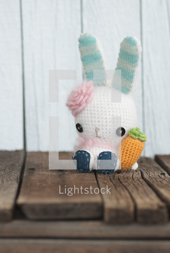 stuffed Easter bunny 