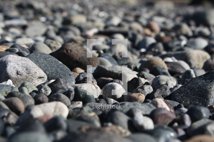 gray pebbles background 