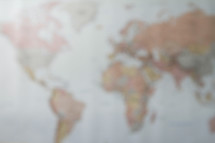 blurry image of a world map 