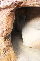 Entrance to a cave 