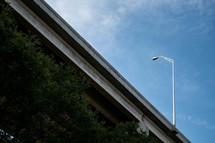 overpass and street lamp 