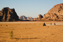 four wheelers in the desert 