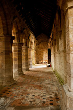 stone hallway