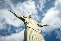 Statue of Christ The Redeemer (Cristo Redentor)in Rio de Janeiro Brazil. March 15 2022.