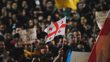 Georgia Protest Aerial View