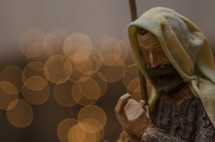 a praying figurine of Joseph 