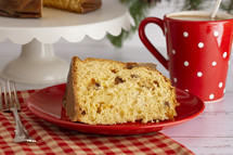 Loaf of Panettone a Christmas Sweet Bread