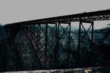 bridge across a ravine 