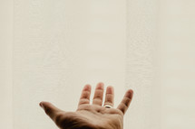 outstretched hand