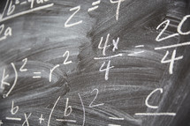 math on a chalkboard 