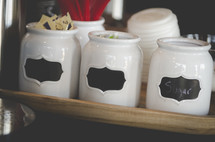 jars in a kitchen 