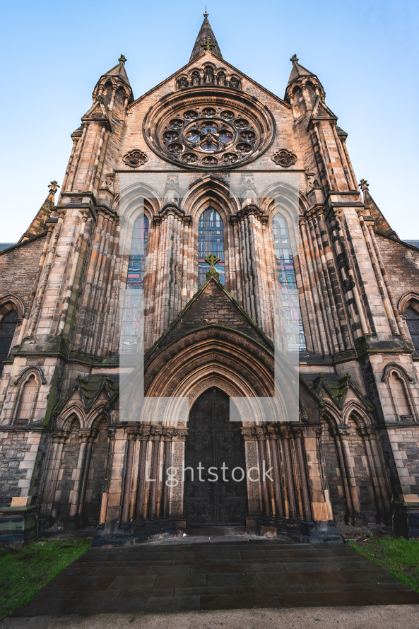 St. Mary's Cathedral at Edinburgh Scotland. January 1 2024