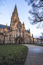 St. Mary's Cathedral at Edinburgh Scotland. January 1 2024