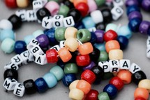 VBS beaded bracelets crafts 