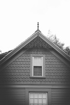 A frame roof 