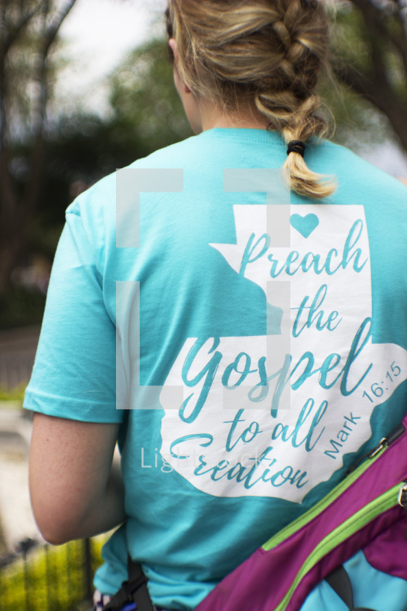Preach the Gospel to all Creation t-shirt 