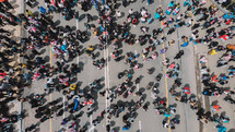 Protest Aerial View