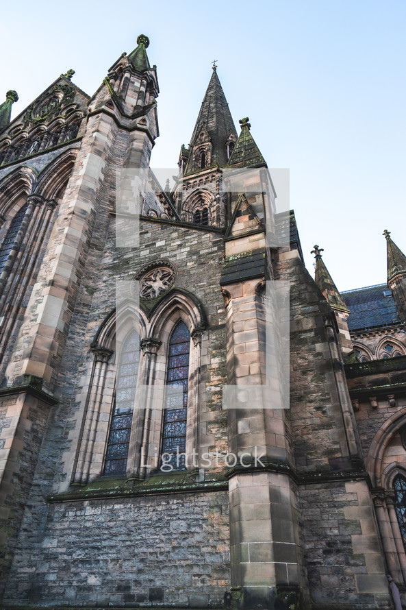 St. Mary's Cathedral at Edinburgh Scotland. January 1 2024