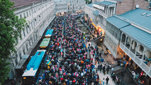 Protest Aerial View